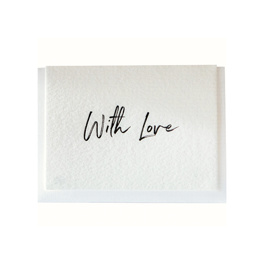 "With Love" Greeting Card