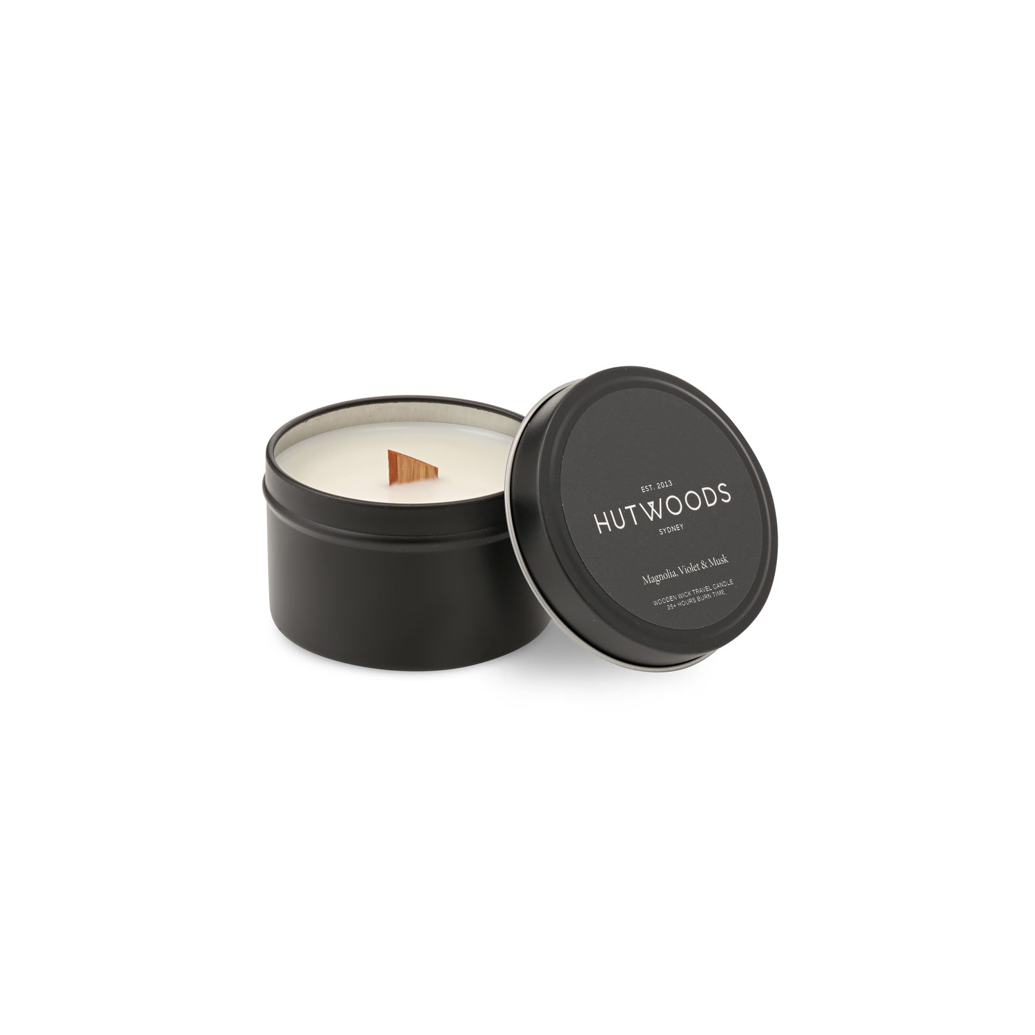 Magnolia, Violet & Musk Travel Candle | 25+ Hours Burn Time