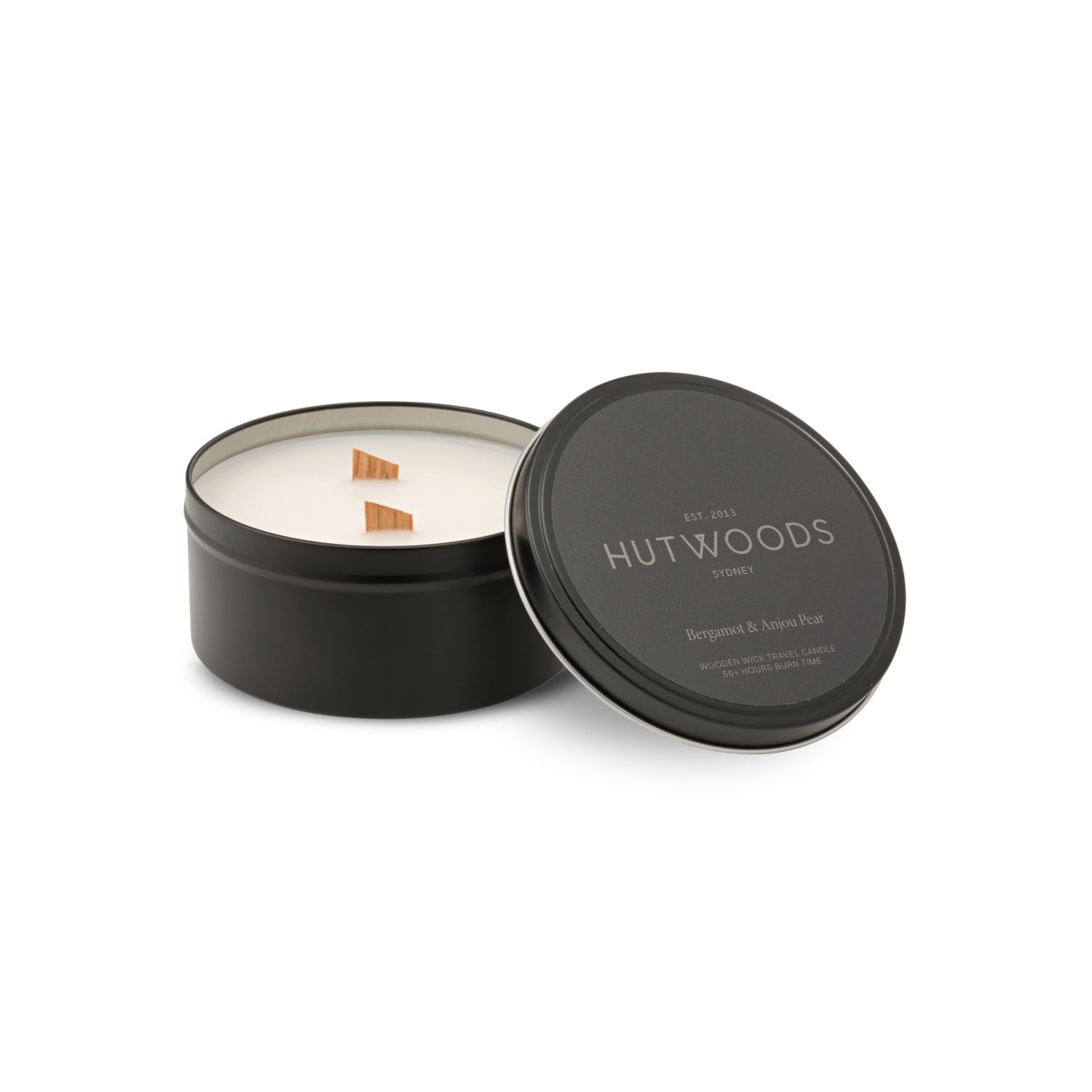 Bergamot & Anjou Pear Travel Candle | 50+ Hours Burn Time